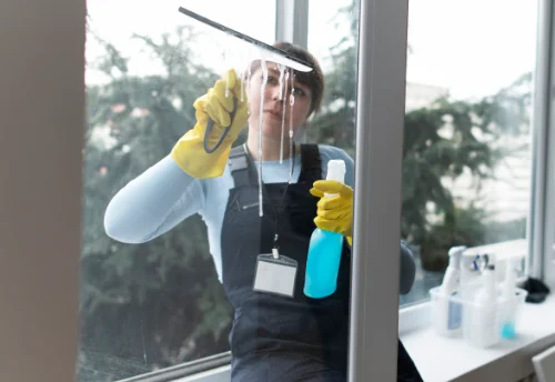 Nettoyage de vitres intérieures et extérieures à Touffreville-la-Corbeline